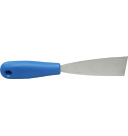 Spatules inoxydables avec manche en polypropylène 40 mm